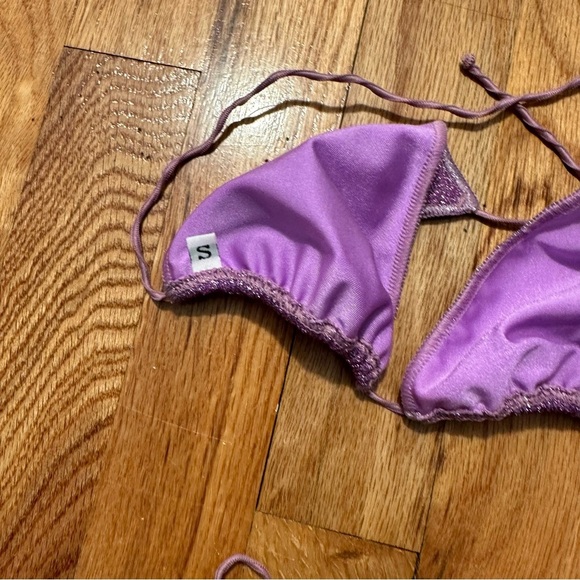 Oseree Lumière Microkini Bikini Top Size S - Picture 6 of 6